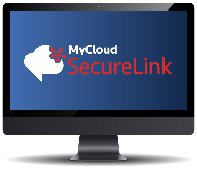 computer with MyCloud AI Receptionist